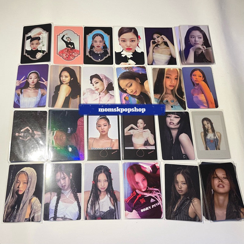 BLACKPINK JENNIE PHOTOCARDS (PC POB PHOTOCARD THE ALBUM BORN PINK WELCOMING COLLECTION YGSELECT KTOWN)