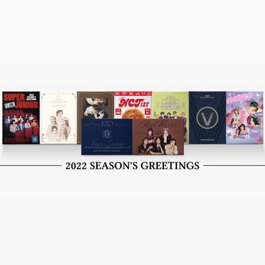 SM ARTISTS 2022 SEASON’S GREETINGS NCT127 NCT DREAM WAYV AESPA RED VELVET