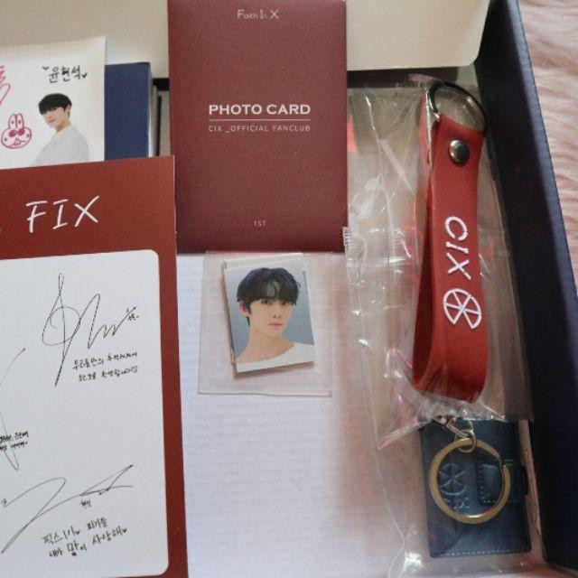 CIX 1ST GENERATION OFFICIAL FIX FANCLUB MEMBERSHIP KIT