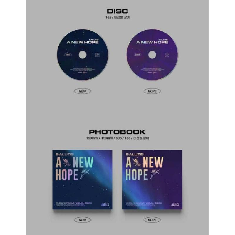 AB6IX 3RD EP REPACKAGE ALBUM SALUTE A NEW HOPE