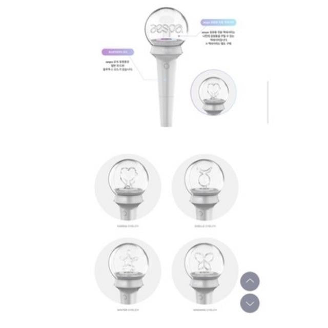 AESPA OFFICIAL FANLIGHT LIGHTSTICK WITH POB