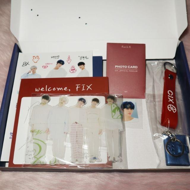 CIX 1ST GENERATION OFFICIAL FIX FANCLUB MEMBERSHIP KIT